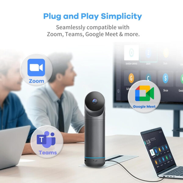 Kandao Meeting Pro 360 Conference Room Camera Hybrid Meeting Camera | Conference Platform | Smart Identifes Tracing & Auto Zooming [READY STOCK]