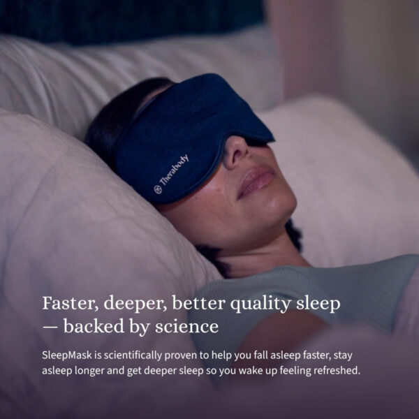 Therabody SleepMask Blackout Sleep Mask | Ultra-comfortable Design for Better Sleep