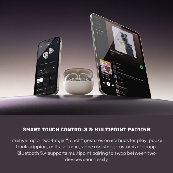 Shokz OpenDots ONE open-ear earbuds | Open-Ear Clip-On Design