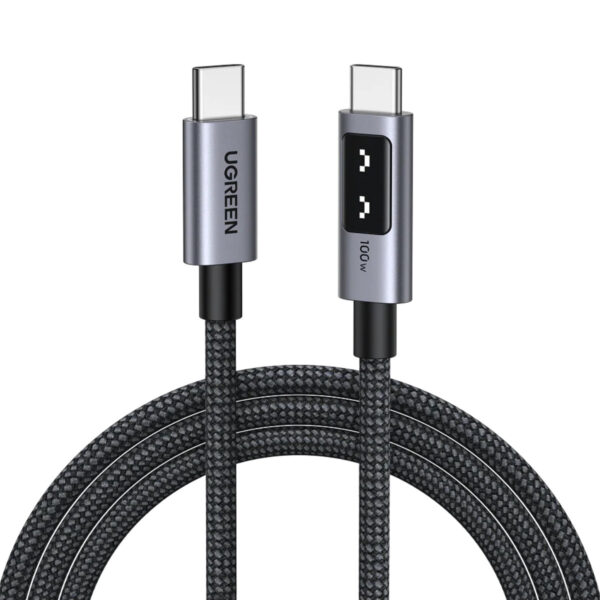 a305df0fe959a2c918dcde096c3dc1f6.jpeg UGREEN Uno USB-C to USB-C PD Fast Charging Cable | 100W | 1 Meter - 35501