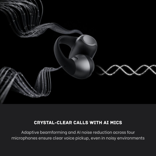 Shokz OpenDots ONE open-ear earbuds | Open-Ear Clip-On Design