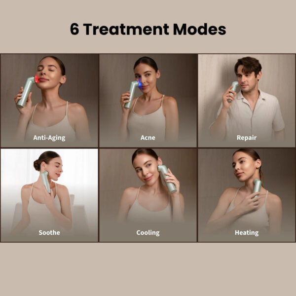 Nanoleaf 6-in-1 Light Therapy Wand | 6 Treatment Modes | Portable & Rechargeable