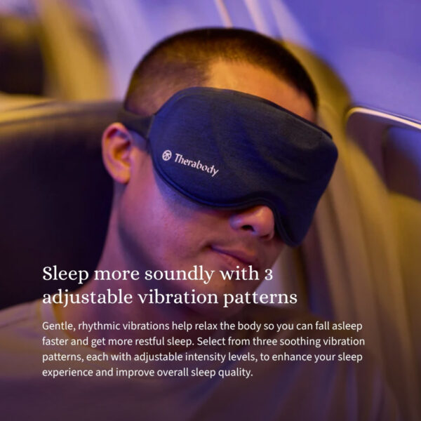 Therabody SleepMask Blackout Sleep Mask | Ultra-comfortable Design for Better Sleep