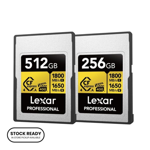 Lexar Professional GOLD CFexpress 4.0 Type A Card | 8K RAW Video Recording