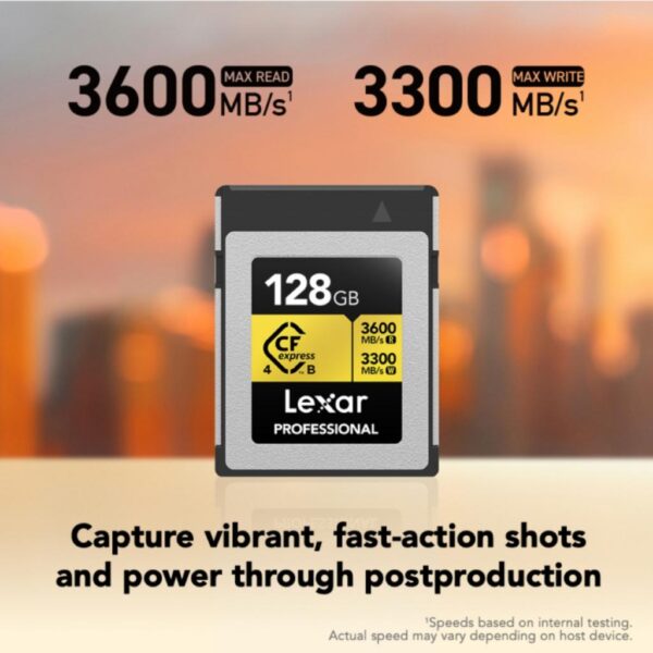 [PRE-ORDER 30 Days] Lexar Professional GOLD CFexpress 4.0 Type B Card | 1TB/2TB/4TB