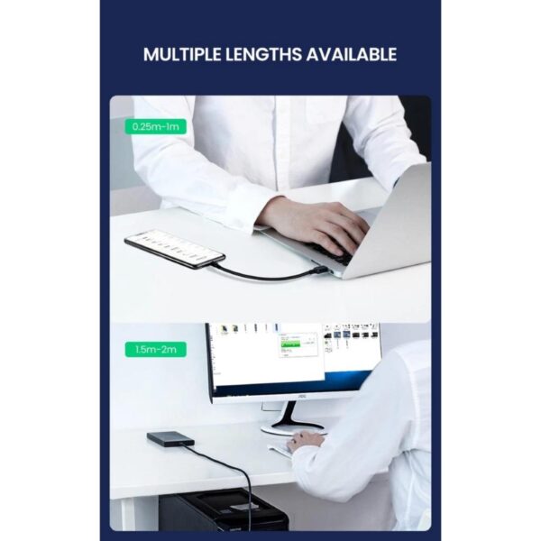 UGREEN USB-A to USB-C Fast Charging Cable | 5Gbps Max Data Transfer Data Sync | 3A Max Fast Charge