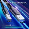 UGREEN USB-A to USB-C Fast Charging Cable | 5Gbps Max Data Transfer Data Sync | 3A Max Fast Charge