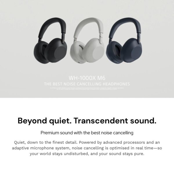 80bcad19dac045846c32bf3684fb5a7d.jpeg Sony WH-1000XM6 Noise-Canceling Wireless Over-Ear Headphones | Auto Ambient Sound