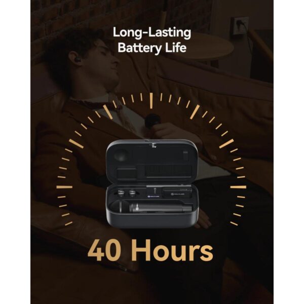 Hollyland MELO P1 All-in-one Wireless Audio Studio wireless microphone | AI Noise Cancellation | up to 40 Hours Battery Life