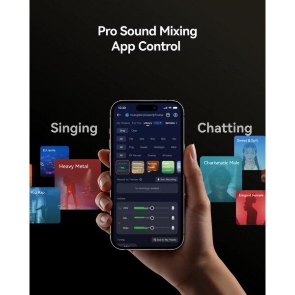 Hollyland MELO P1 All-in-one Wireless Audio Studio wireless microphone | AI Noise Cancellation | up to 40 Hours Battery Life