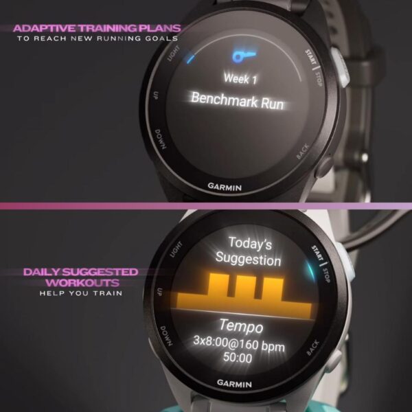 b45886ff113adbdf1464440370f0cc3a.jpeg Garmin Forerunner 165 Running Watch | Sports & Fitness (Standard Version)