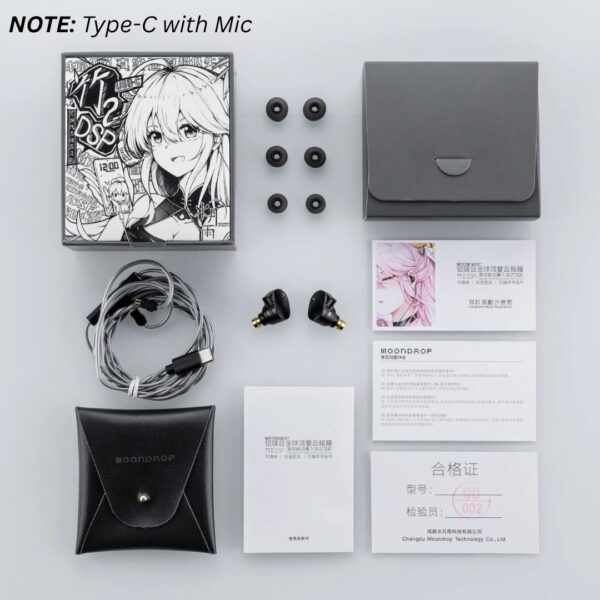MOONDROP CHU II / CHU II DSP In-Ear Monitor IEM Wired Dynamic Driver HiFi In-ear Headphone (Chu 2) [READYSTOCK]