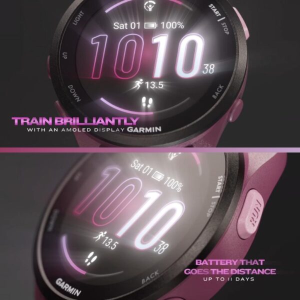 cd354fd7df10c265d42745a9b03f08ed.jpeg Garmin Forerunner 165 Running Watch | Sports & Fitness (Standard Version)