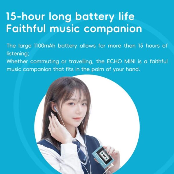 FiiO Snow Sky Echo Mini HiRes Lossless Bluetooth MP3 Music Player [3.5mm/4.4mm Outputs]