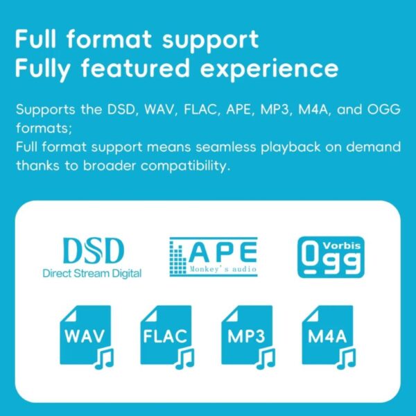 FiiO Snow Sky Echo Mini HiRes Lossless Bluetooth MP3 Music Player [3.5mm/4.4mm Outputs]