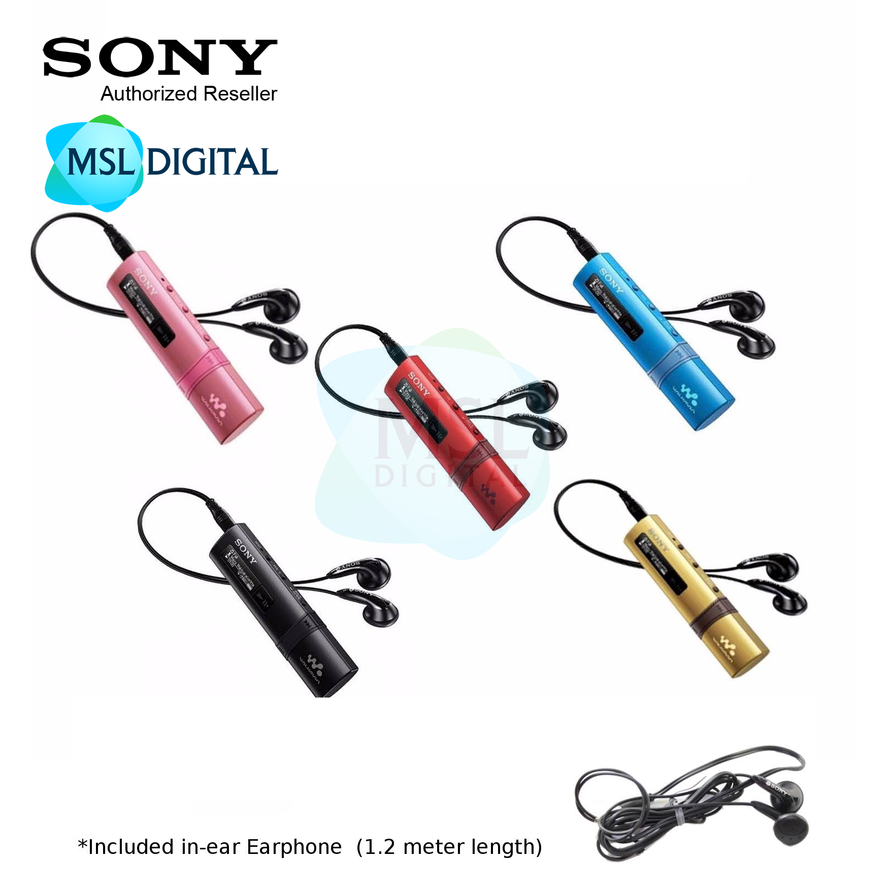 Sony Walkman NWZ-B183F/BC - Reproductor MP3 (4 GB, radio), negro
