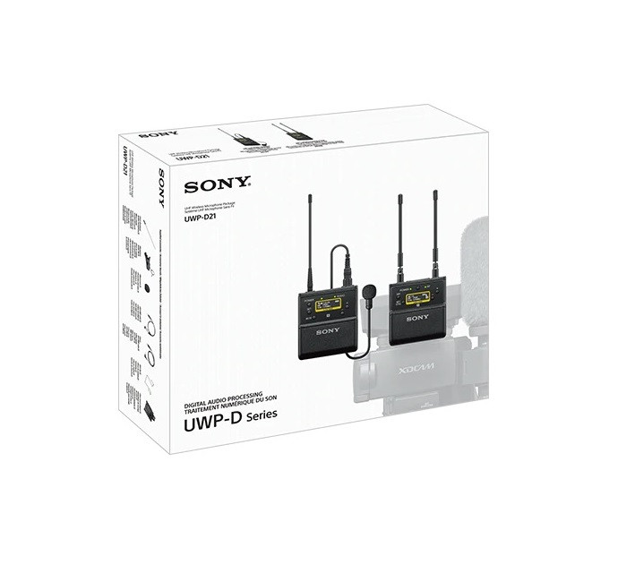 Sony UWPD21 Camera Mount Wireless Omni Lavalier Microphone System