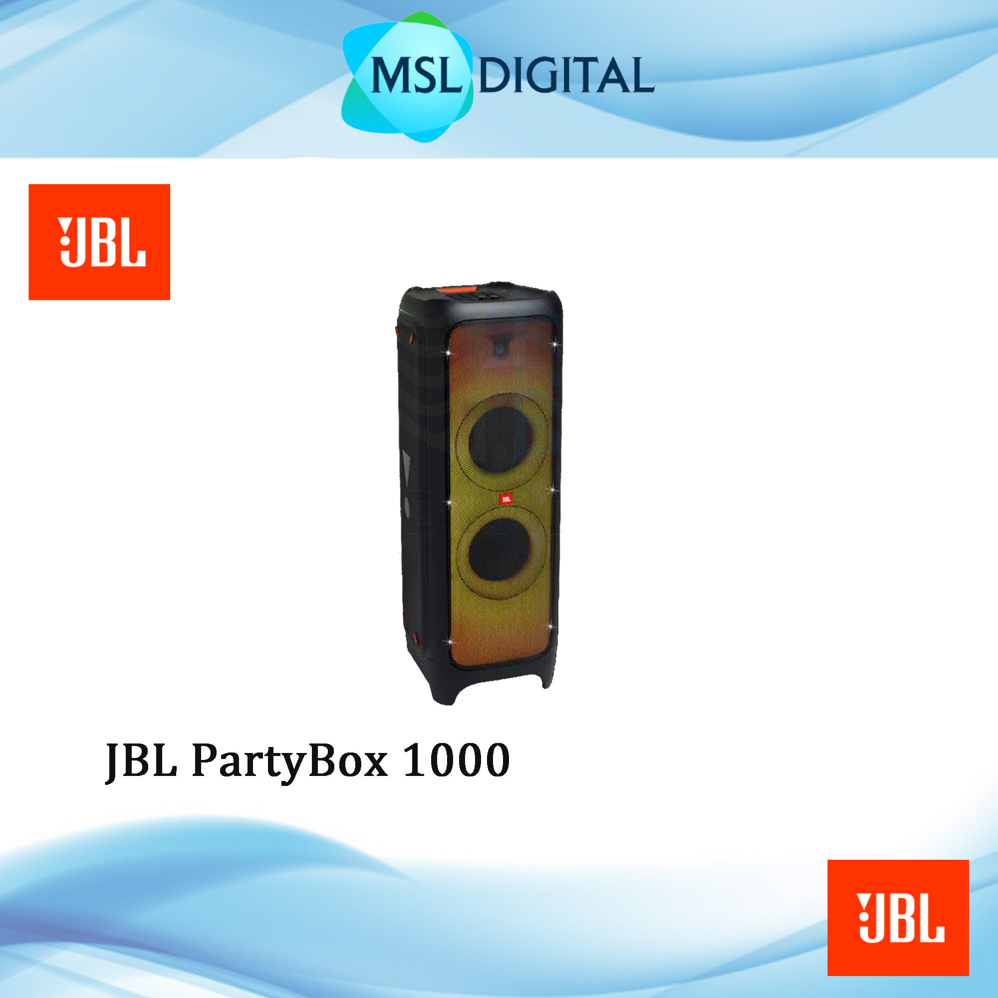 JBL PartyBox 1000 Powerful Bluetooth party speaker with full panel ...