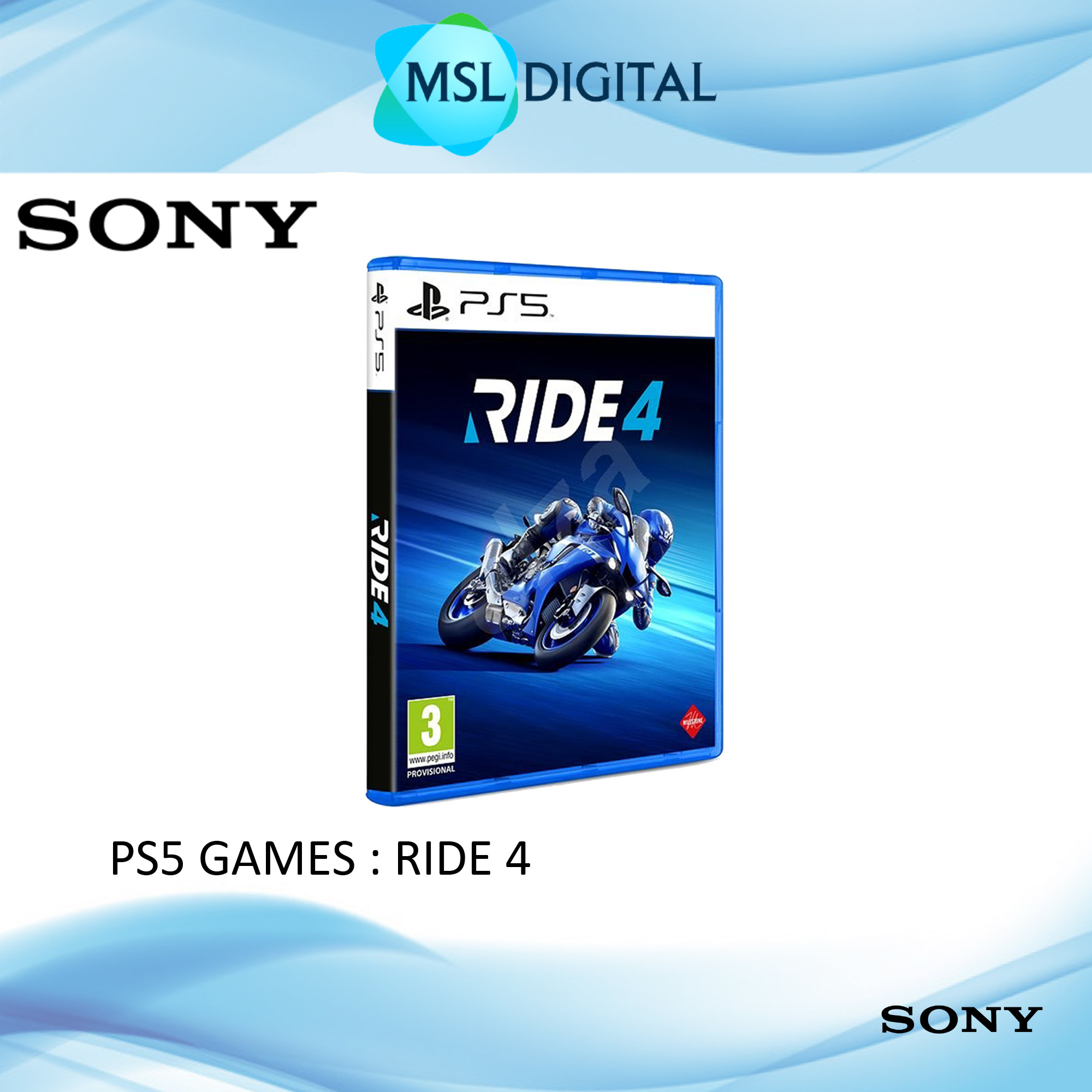 Sony PS5 Game RIDE 4 MSL Digital Online Store