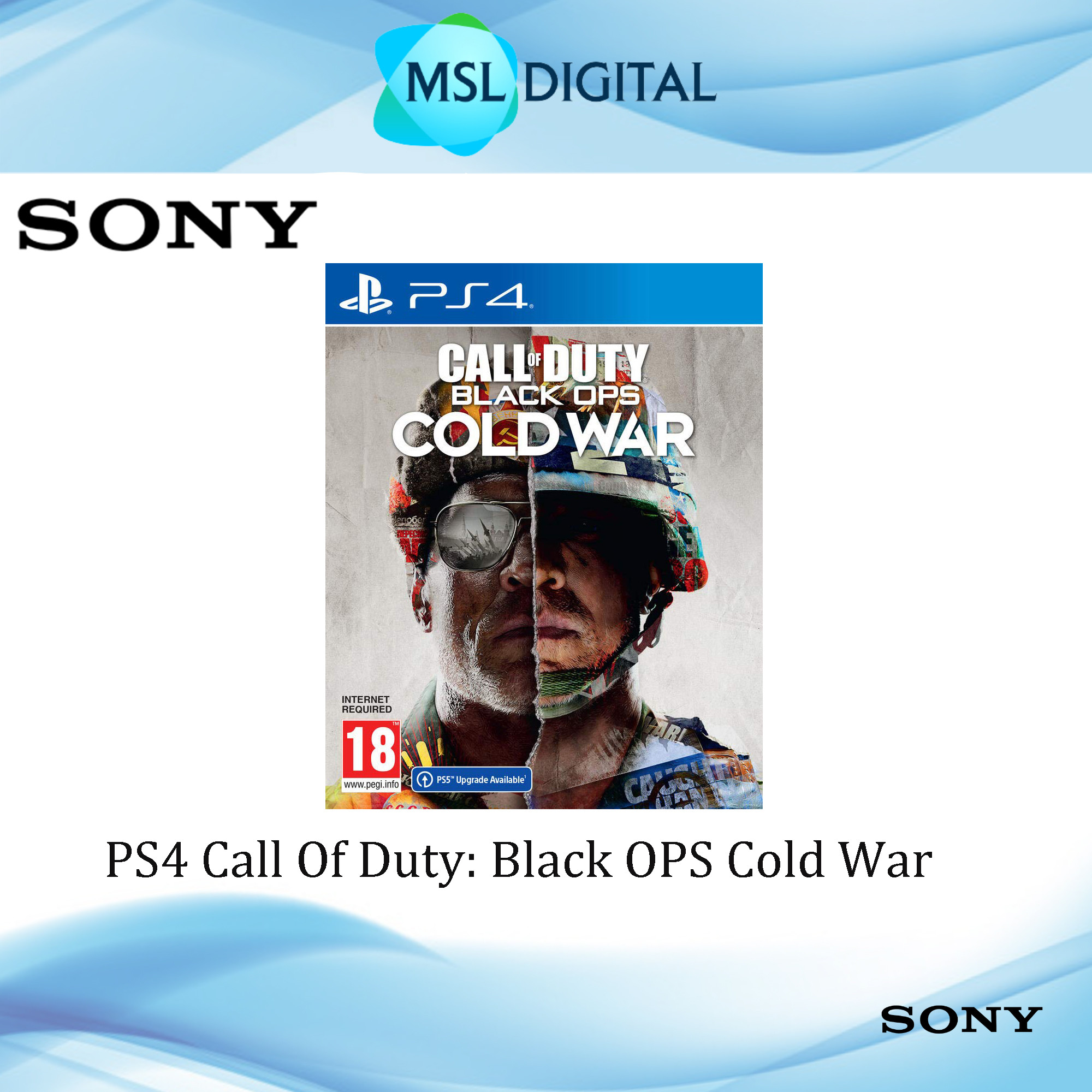 Sony PlayStation 4 PS4 Game Call Of Duty: Black Ops Cold War - MSL Digital  Online Store