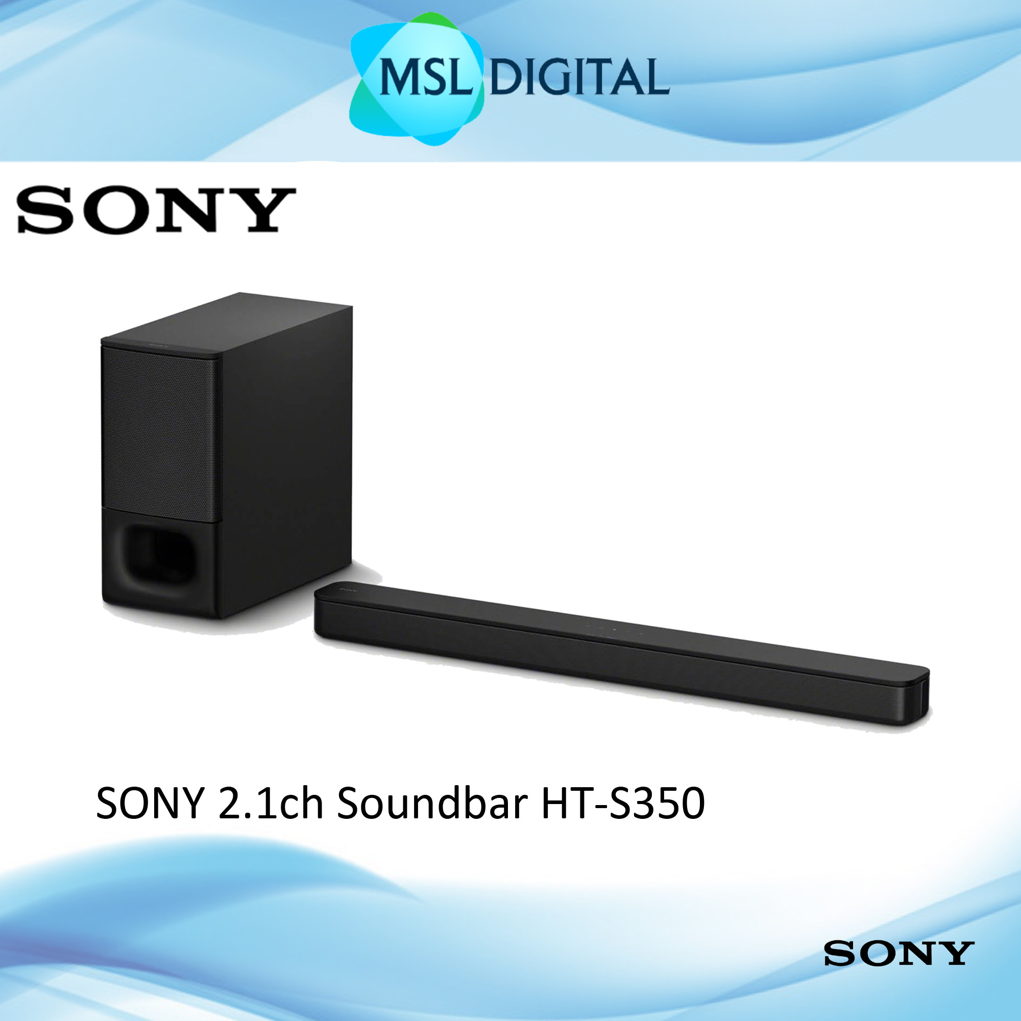 HT-S350 2.1CH SOUNDBAR WITH POWERFUL WIRELESS SUBWOOFER AND BLUETOOTH ...
