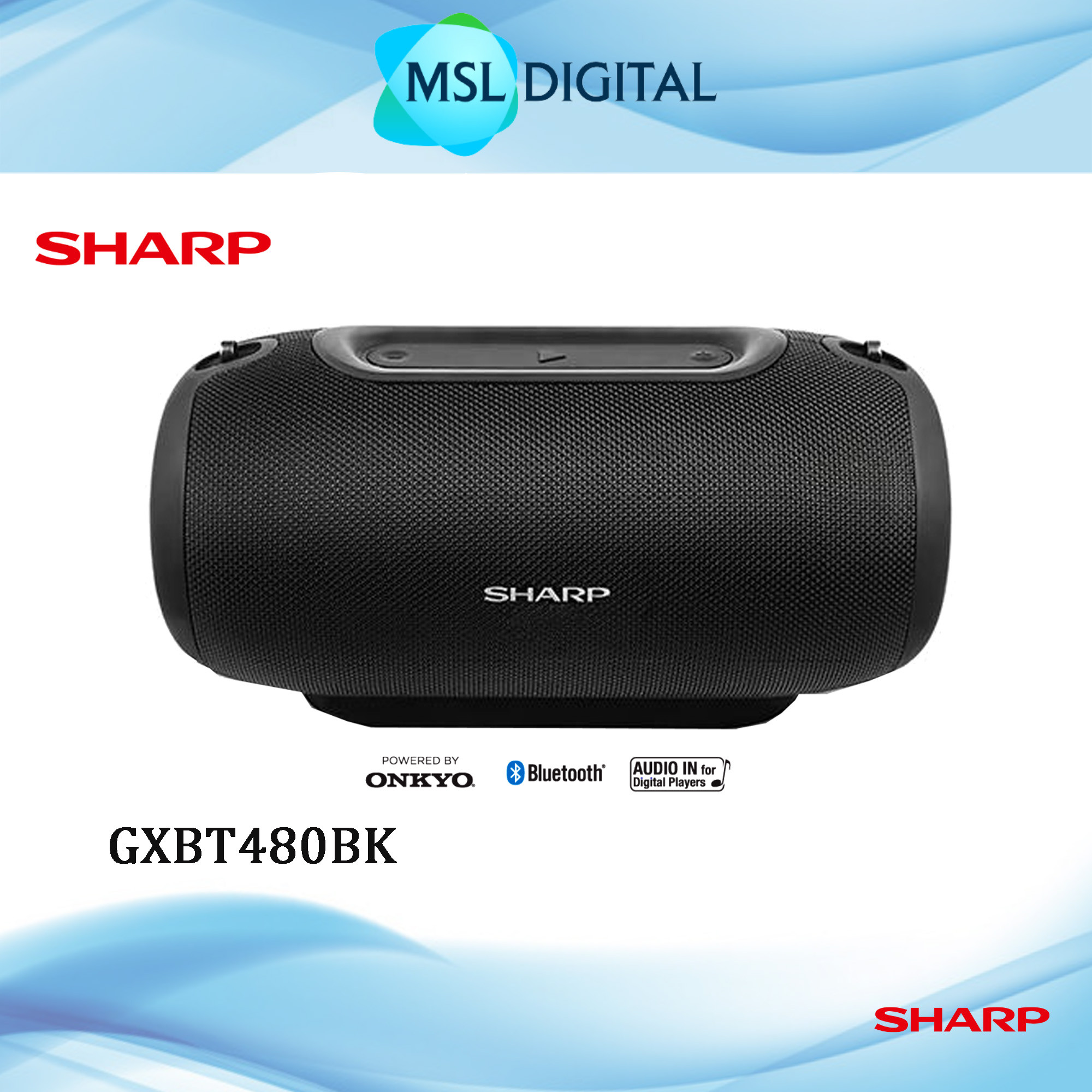 Sharp GXBT480 Wireless Portable Speaker MSL Digital Online Store