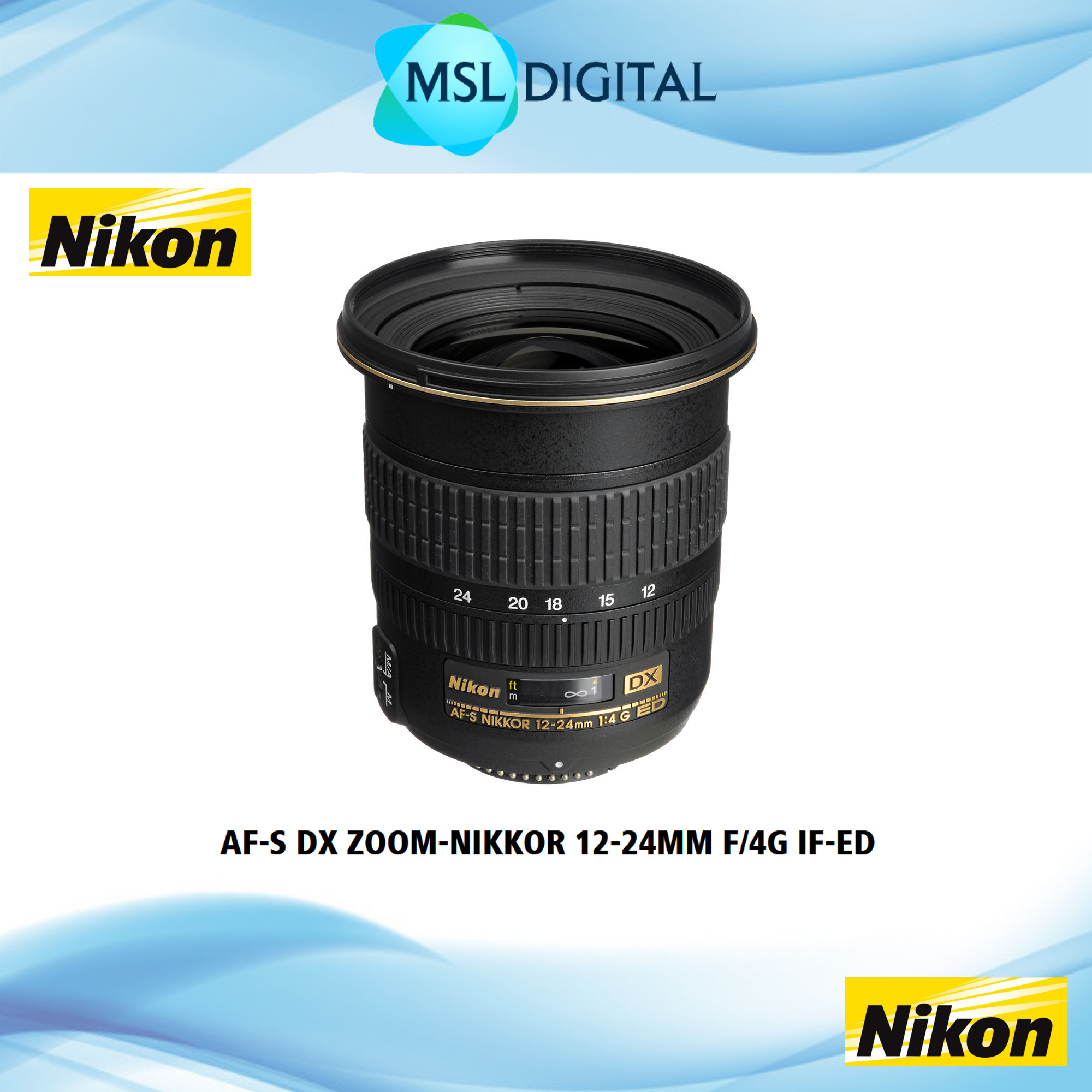 Nikon AF-S DX Zoom-NIKKOR 12-24mm f/4G IF-ED Lens - MSL Digital Online ...