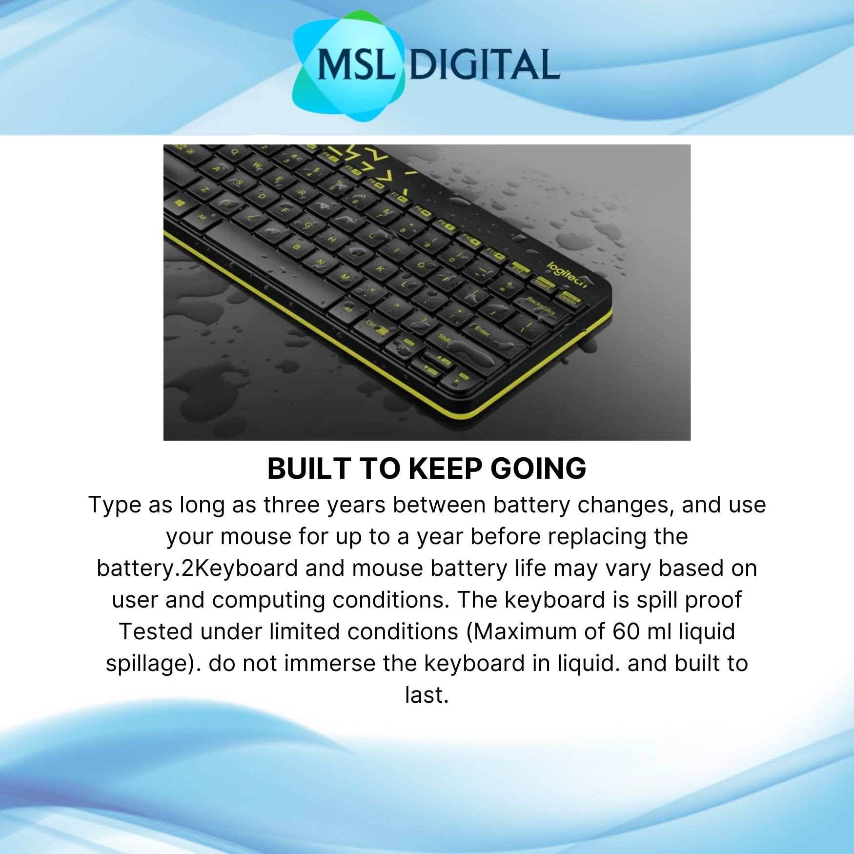 Logitech MK240 nano wireless keyboard and mouse combo - MSL Digital ...