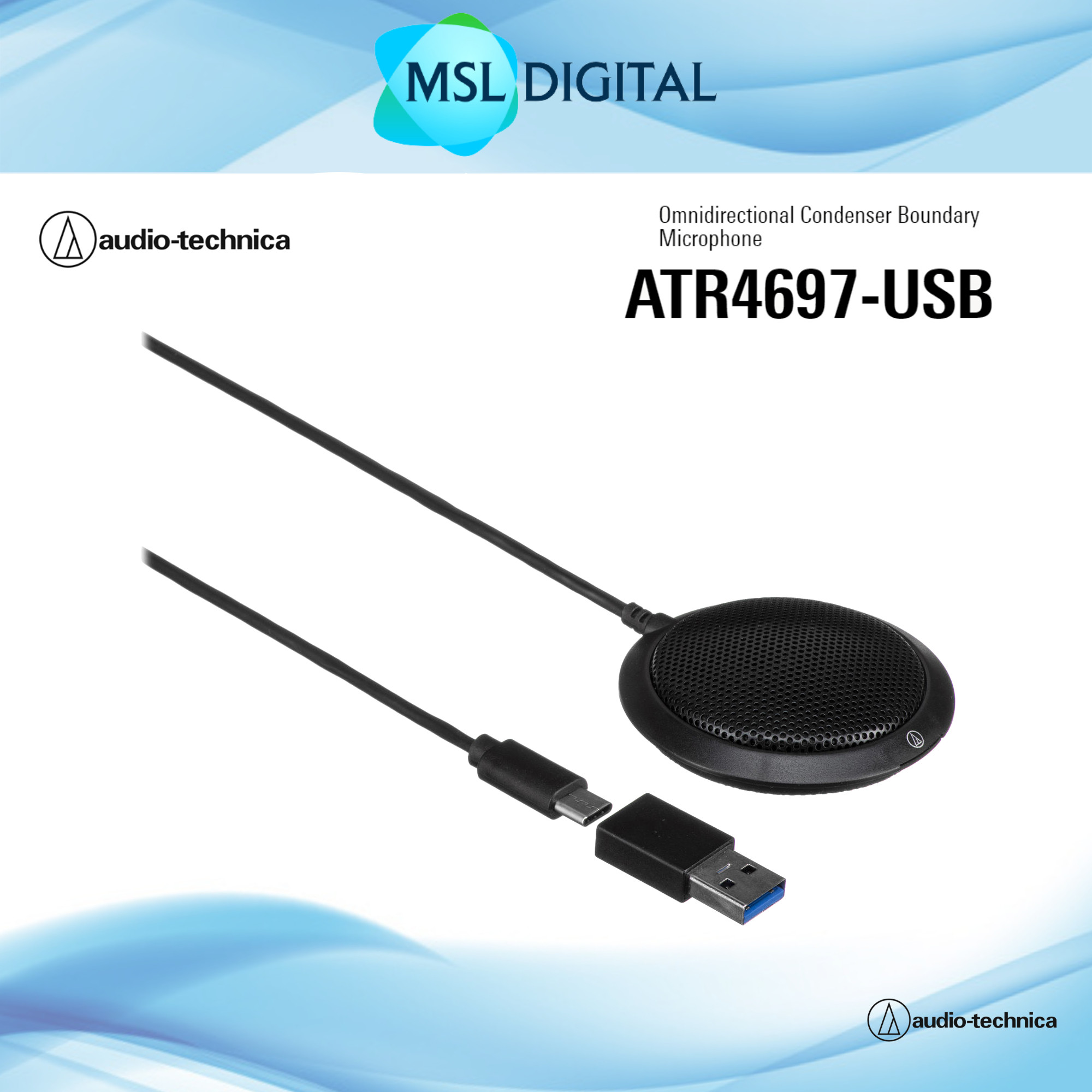 Audio Technica ATR4697USB Omnidirectional Condenser Boundary