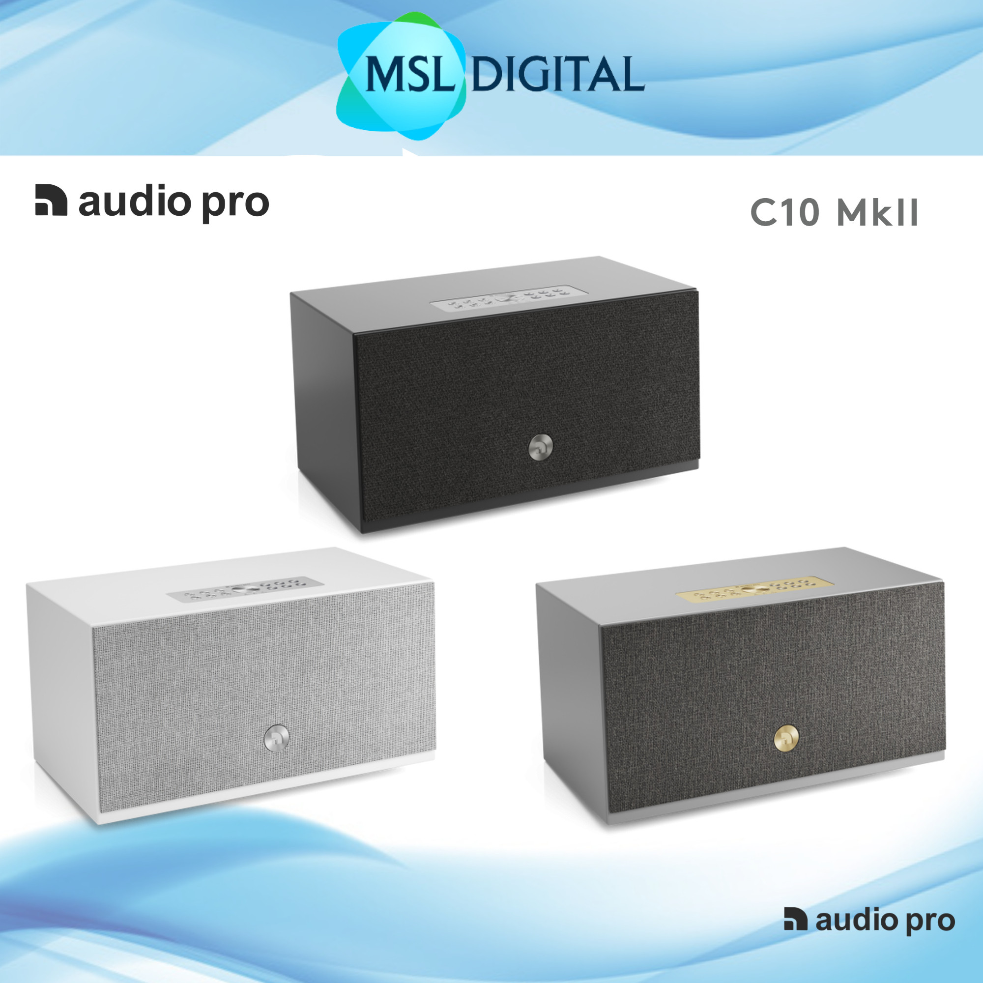 Audio Pro Addon Link Speaker Converter Makes Any Speaker Wireless,  Multiroom Capable AirPlay, Spotify Connect Compatible 