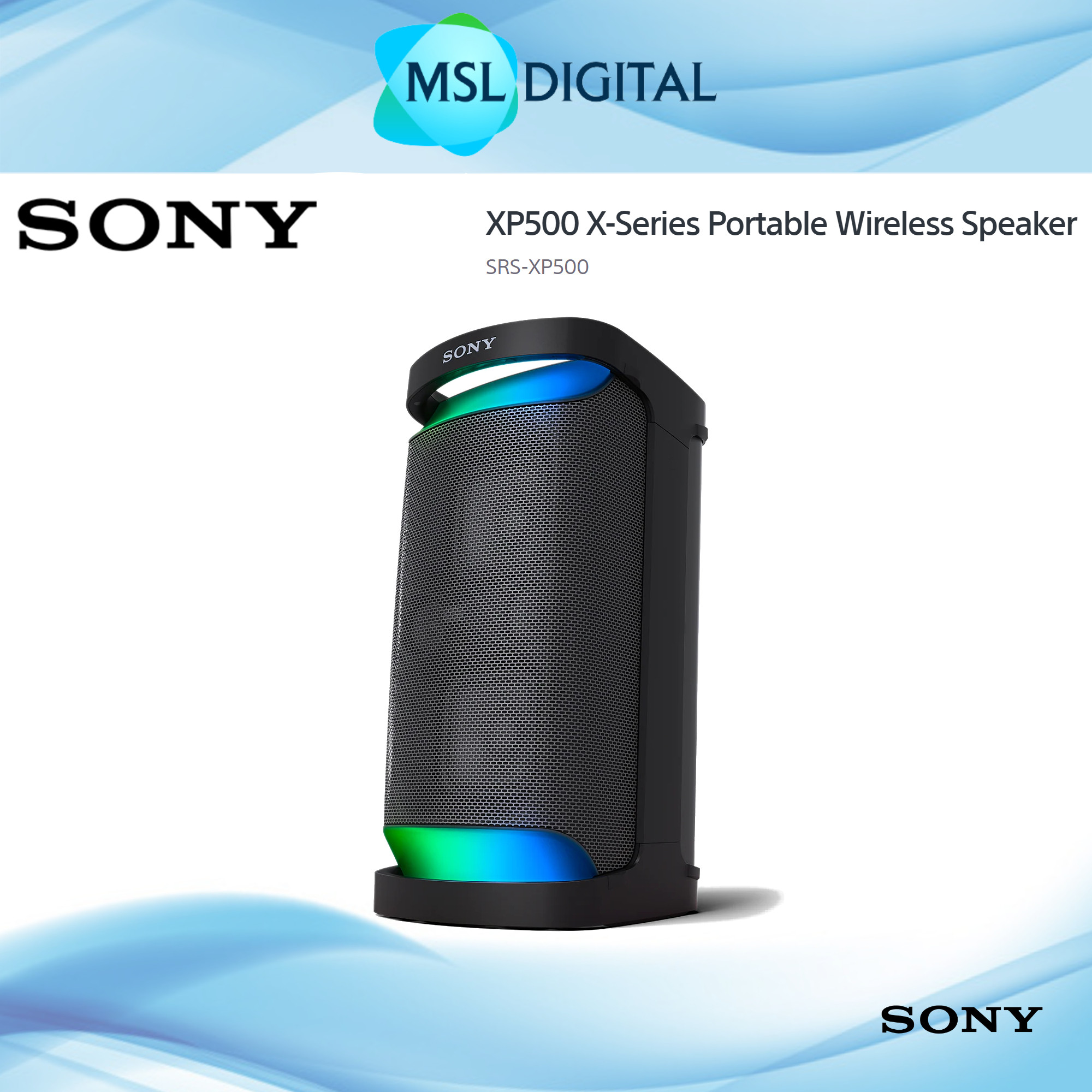 Sony XP500 XSeries SRSXP500 Portable Wireless Speaker MSL Digital