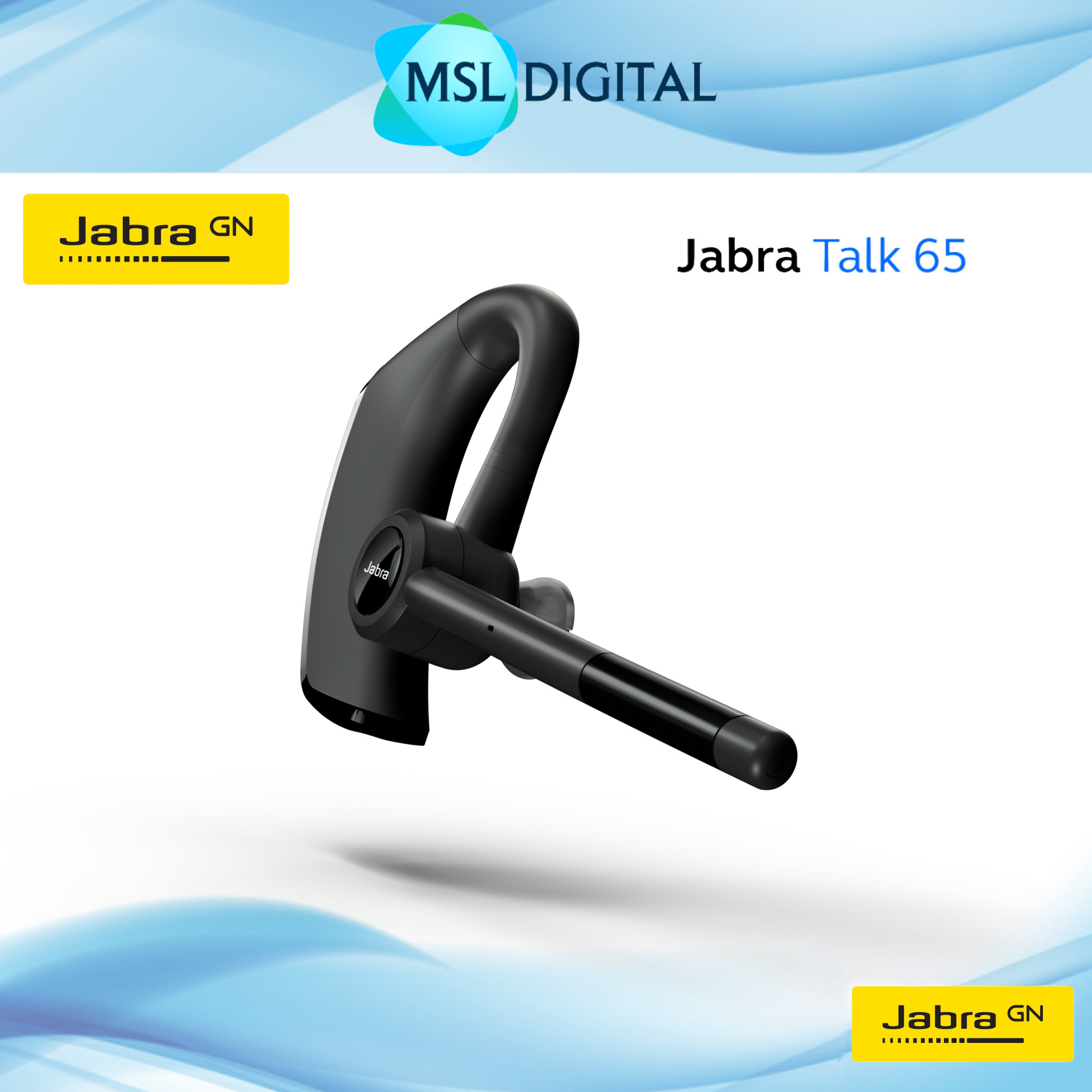 Jabra Talk 65 Mono Headphone With Outstanding Noise Cancelling Dual Microphones Msl Digital