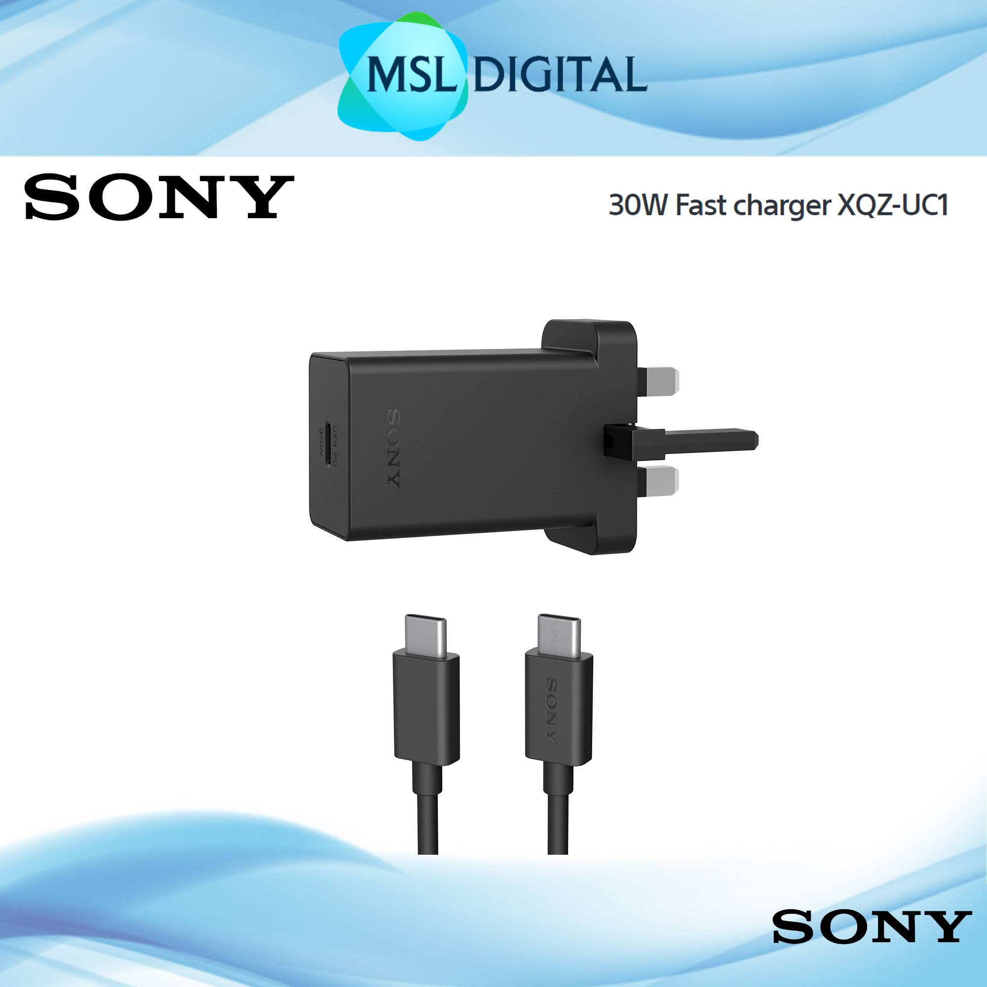 Sony 30W Fast charger XQZUC1 MSL Digital Online Store