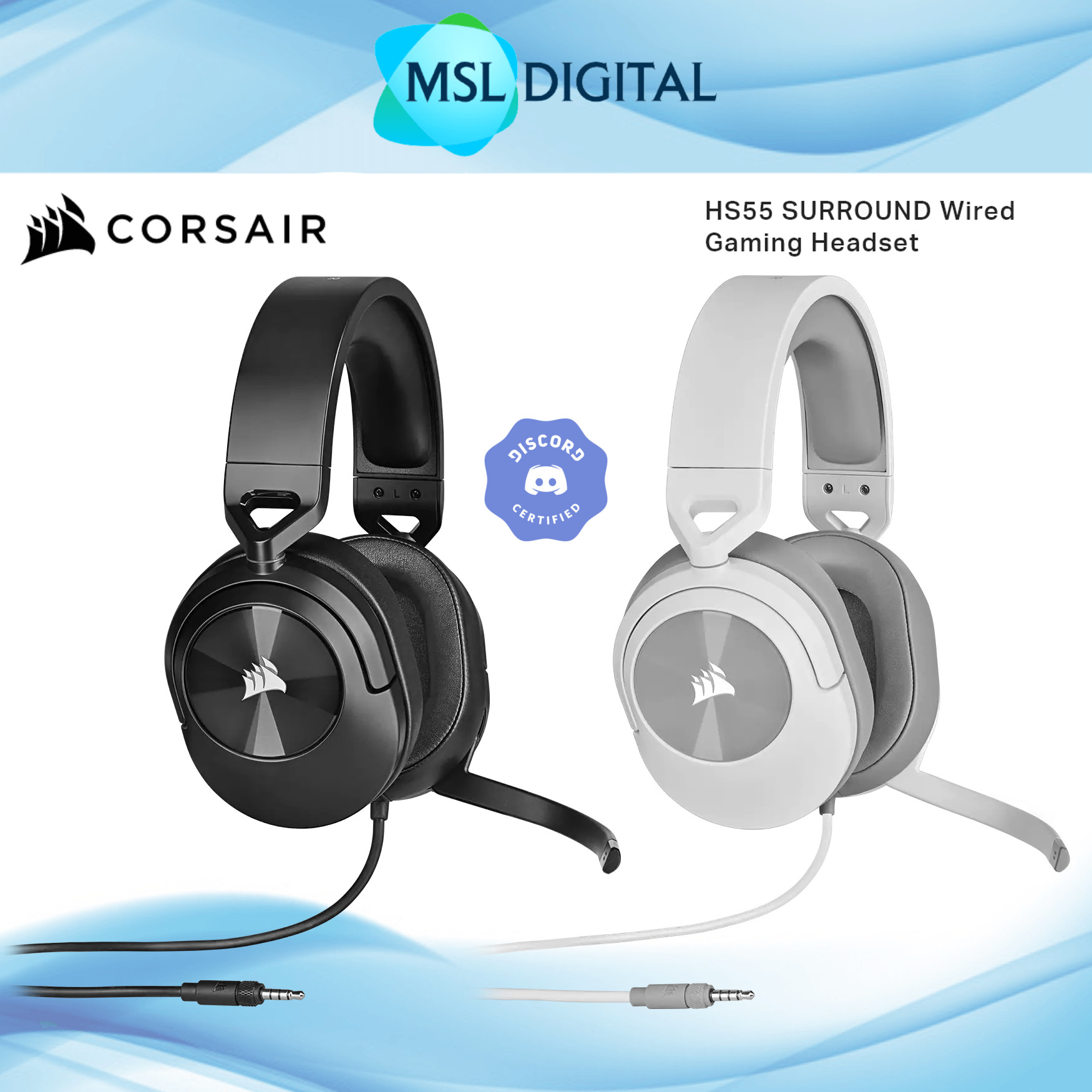 Corsair HS55 (PC, PS5, PS4, Xbox, Switch)