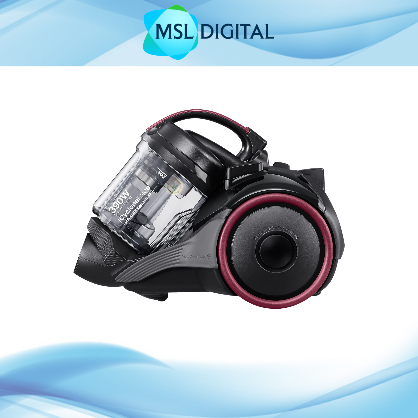 Samsung Canister Bagless Vacuum VC15K4170VP/ME MSL Digital Online Store