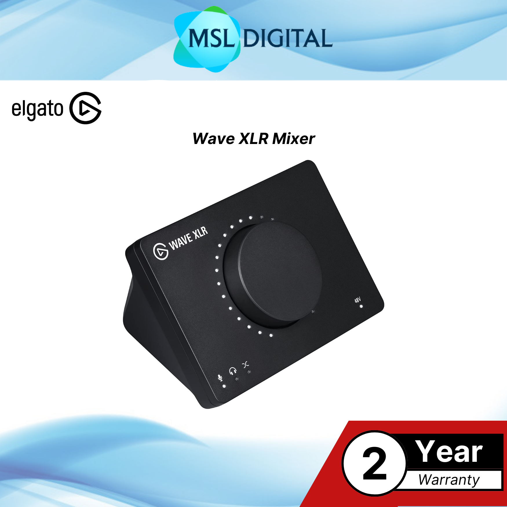 Elgato Wave XLR - Audio interface - 24-bit - 96 kHz - USB-C 