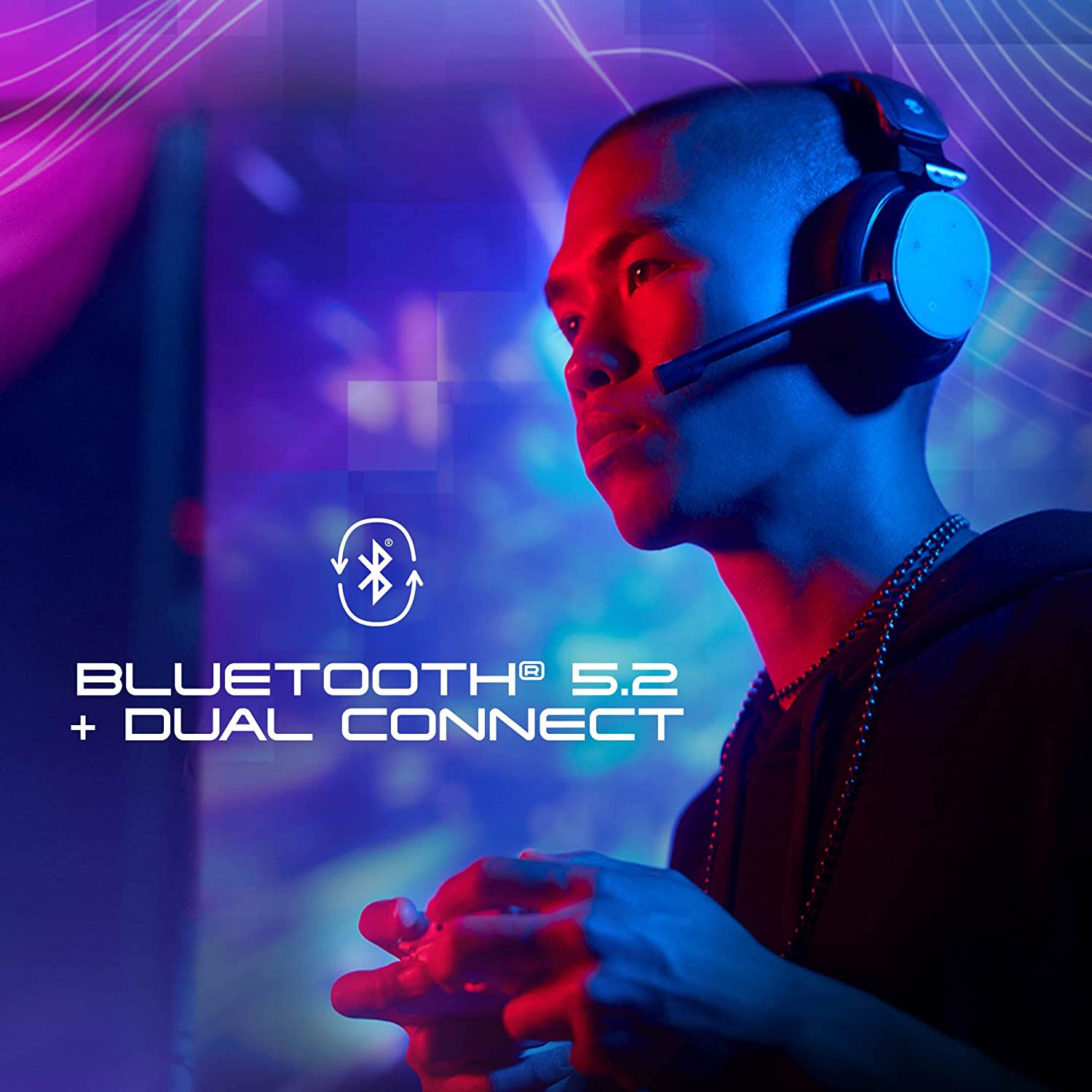 Skullcandy PLYR MultiPlatform Wireless Gaming Headset Enhanced Sound