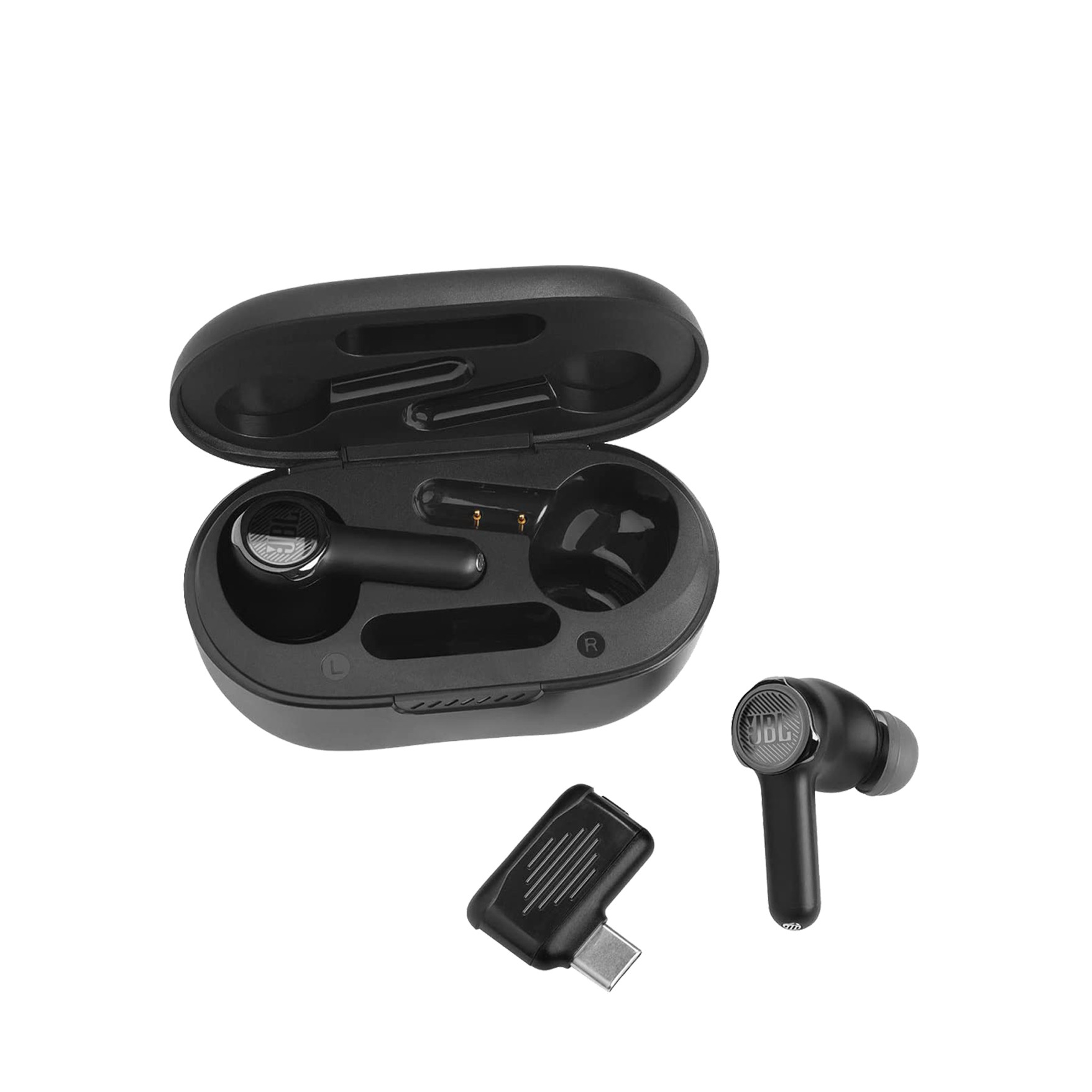 JBL Quantum TWS True Wireless Noise Cancelling Gaming Earbuds (Type-C ...