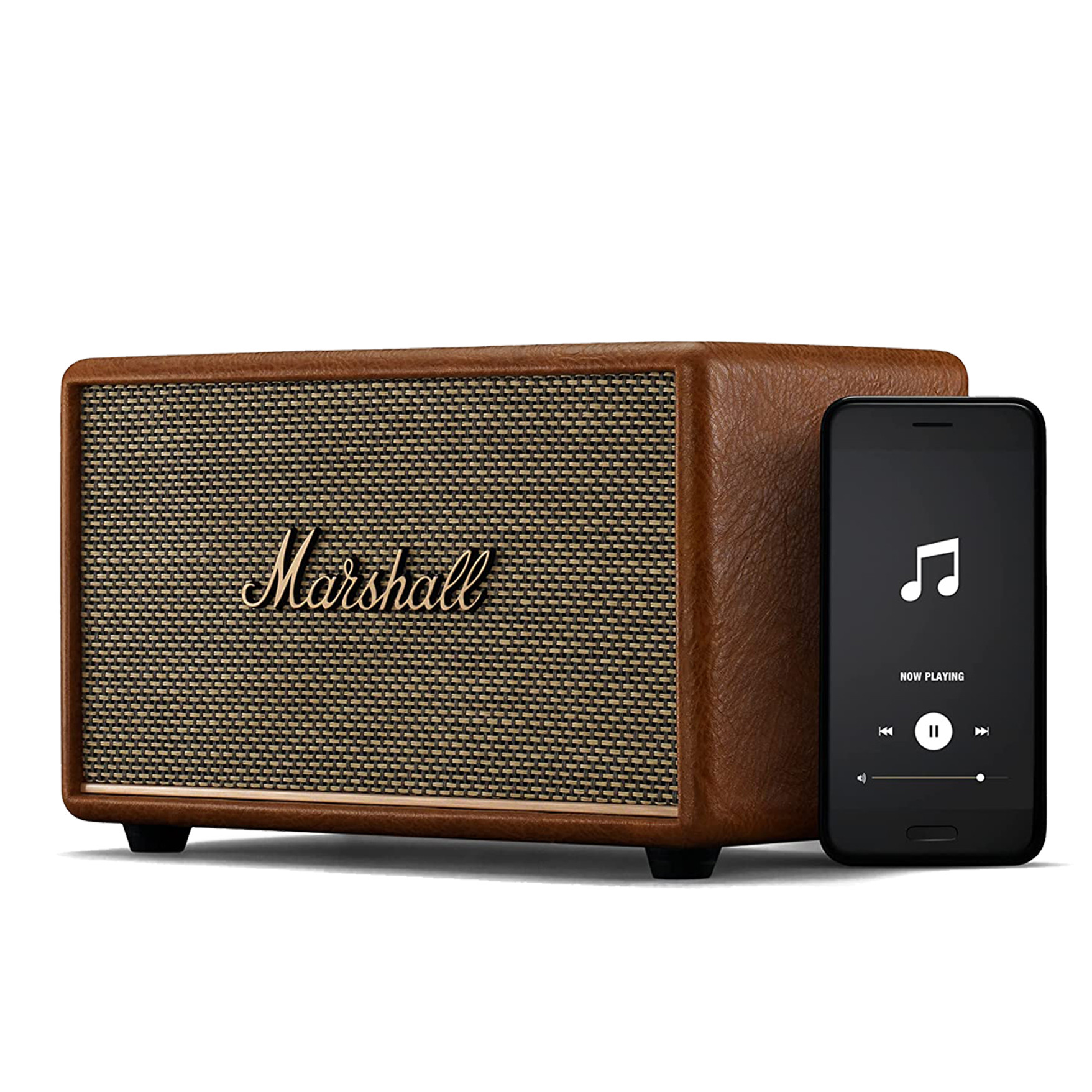 Marshall Acton III Bluetooth Speaker, Brown