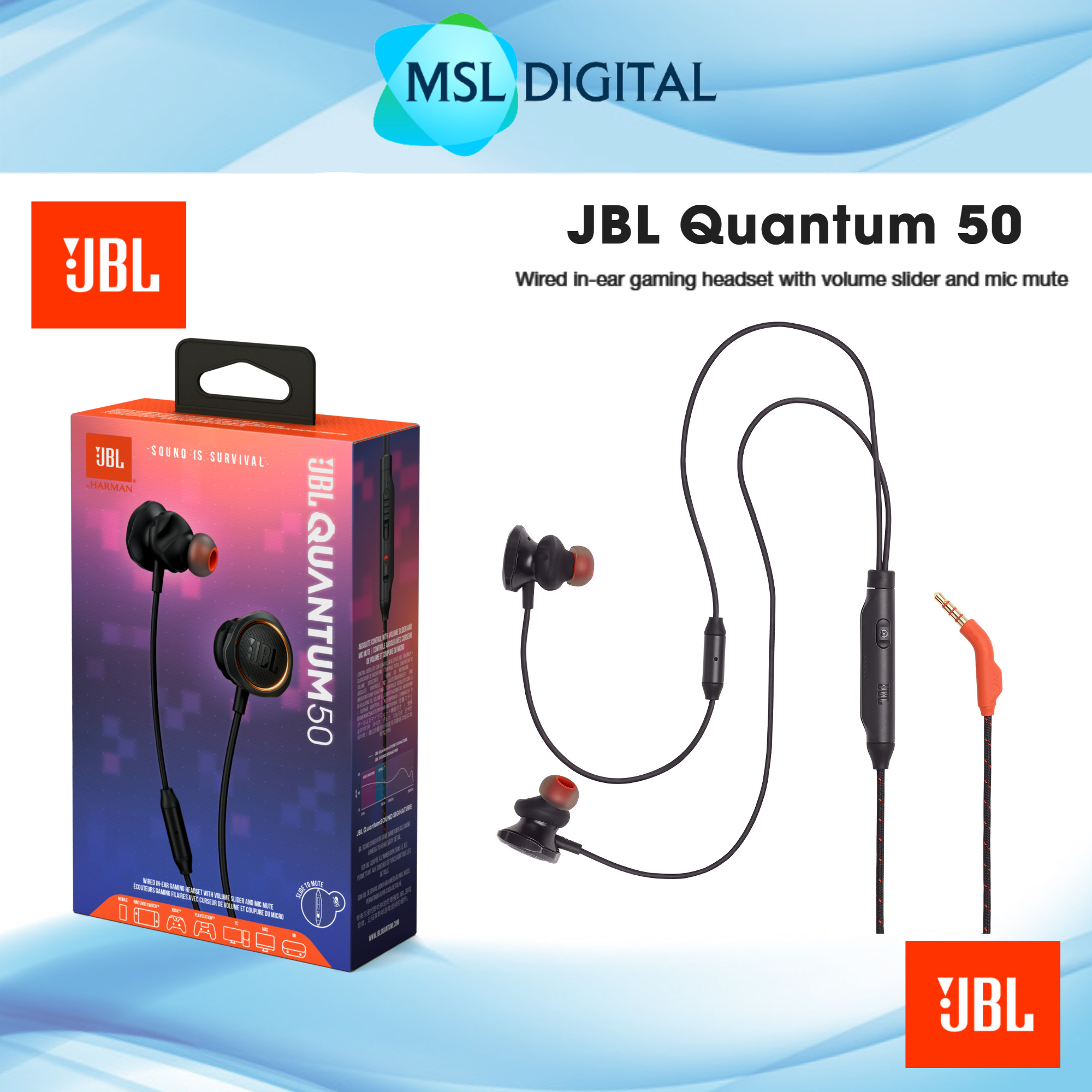 Jbl quantum 50 gaming hot sale