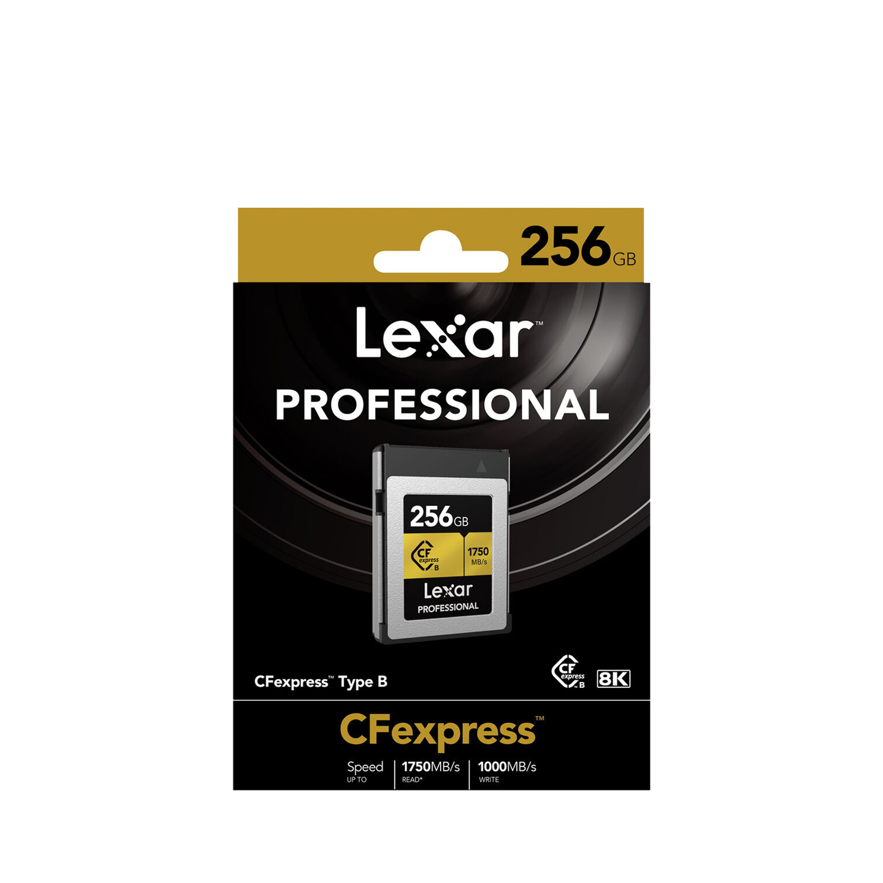 Lexar® 128GB /256GB / 512GB Professional CFexpress™ Type B Card GOLD ...