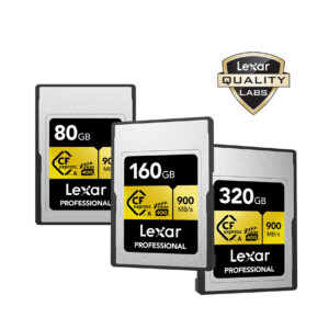 Lexar 80GB / 160GB / 320GB Professional CFexpress Type A Card GOLD Series