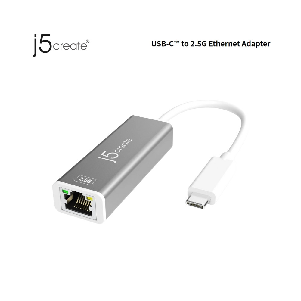 J5create JCE145 USB-C™ to 2.5G Ethernet Adapter | macOS® / Windows ...