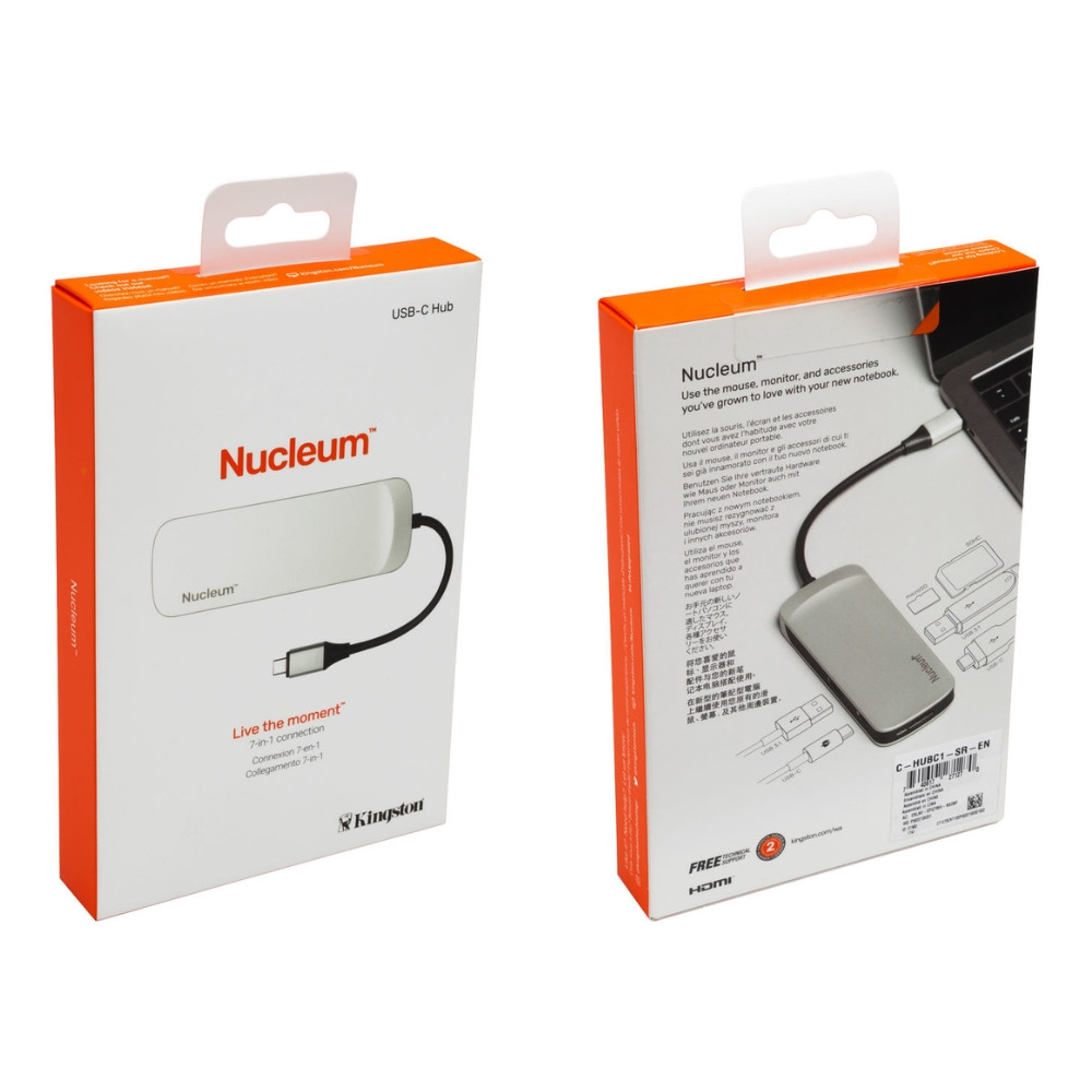 Kingston Nucleum 7-in-1 USB Type-C Hub | 60W of Power Delivery | 5 Gb/s ...