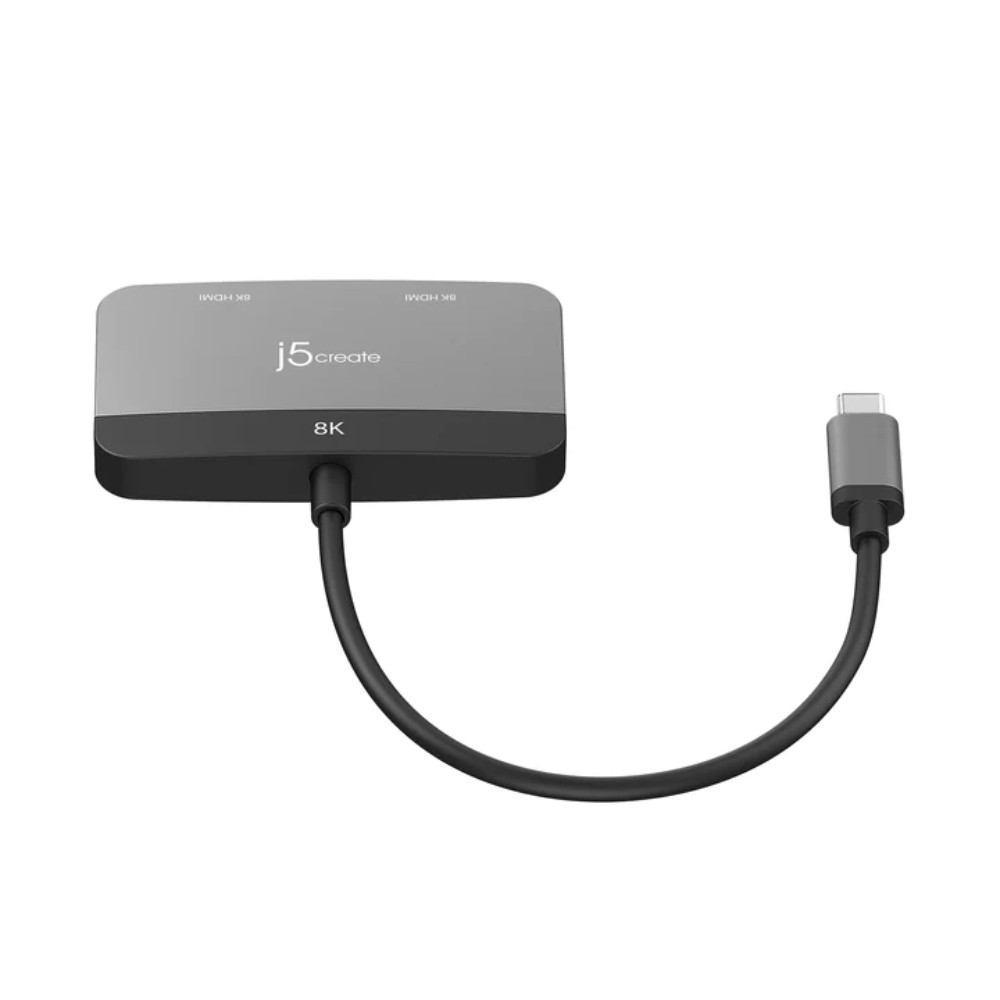 J5create JCA465 8K USBC to Dual HDMI MultiMonitor Adapter MSL