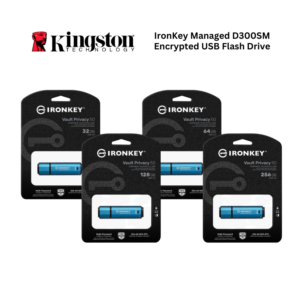 [Pre-Order 1 Week] Kingston IronKey Vault Privacy 50 | 32GB/64GB/128GB ...