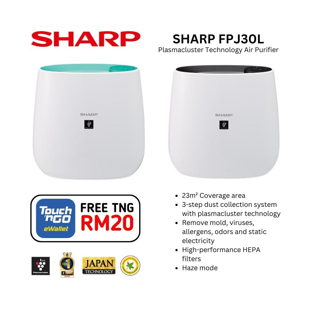 Sharp air online purifier fpj30la