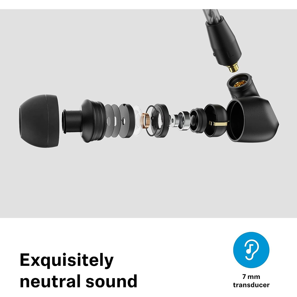 Sennheiser IE 200 In-Ear Audiophile Headphones TrueResponse Transducers ...