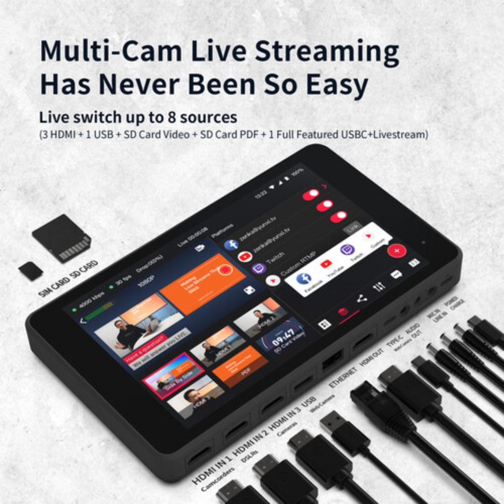YoloLiv YoloBox Pro Portable Multi-Camera | Encoder/Streamer ...