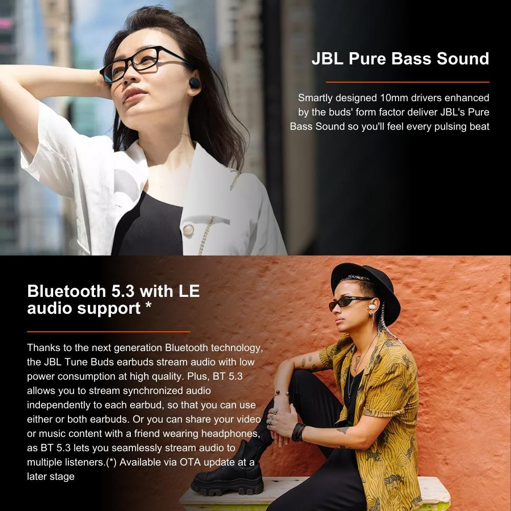 JBL Tune Buds True Wireless Earbuds ANC, Bluetooth 5.3